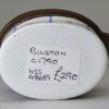 Bilston enamel patch box 'Britannia attended with Peace & Plenty', circa 1790