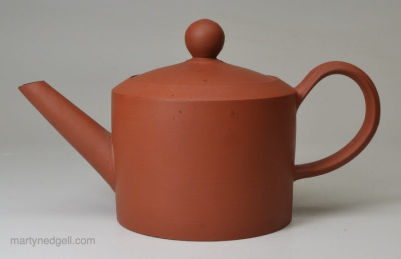 Small Staffordshire red stoneware teapot, circa 1760