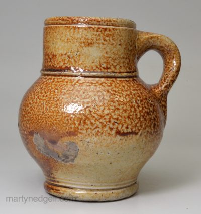 German saltglaze stoneware gorge, circa 1600