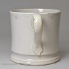 Pearlware pottery child's mug 'SAMUEL', circa 1830