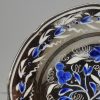 Pearlware plate decorated with silver resist lustre, circa 1820