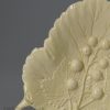 Creamware pottery leaf and berry dish, circa 1770