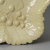 Creamware pottery leaf and berry dish, circa 1770