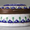 Bilston enamel patch box, circa 1780