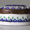 Bilston enamel patch box, circa 1780