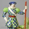 Staffordshire pearlware pottery figure of a Scotsman, circa 1820