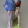 Oversize Staffordshire pearlware pottery figure of Return from Egypt, circa 1820