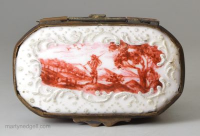 Enamel box Sampson on Paris, circa 1880