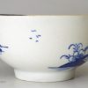 Small Lowestoft porcelain slow bowl, circa 1780