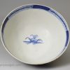 Small Lowestoft porcelain slow bowl, circa 1780