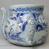 Large London delft posset pot, circa 1680