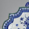 Dutch Delft wall plaque, circa 1740