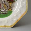 Pearlware pottery child's plate 'THE FAVORITE', circa 1830