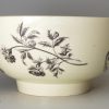 Creamware pottery ship bowl, circa 1780, probably Liverpool Pottery