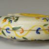 Prattware pottery scent bottle, circa 1800