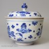 Bristol delftware sugar bowl and cover, circa 1750