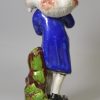 Staffordshire pearlware pottery figure decorated with overglaze enamels, 'Lost Sheep Found', circa 1820