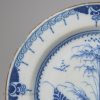 London delftware plate, circa 1770