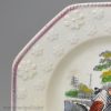 Pearlware pottery child's plate, circa 1840