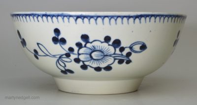 Liverpool Pennington slop bowl, circa 1775