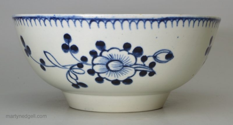 Liverpool Pennington slop bowl, circa 1775