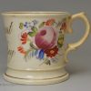 Staffordshire porcelain mug 'A Present for my Dear Boy', circa 1840