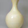 Creamware pottery water bottle, circa 1780