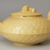 Wedgwood smear glazed cream stoneware teapot, circa 1820