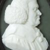 Portrait in moulded of William Robertson an Enlightenment figure and Scottish historian, by James Tassi dated 1795