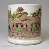 Pearlware pottery Railway mug 'EXPRESS', circa 1850