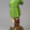 Staffordshire pearlware pottery figure of Autumn, circa 1820