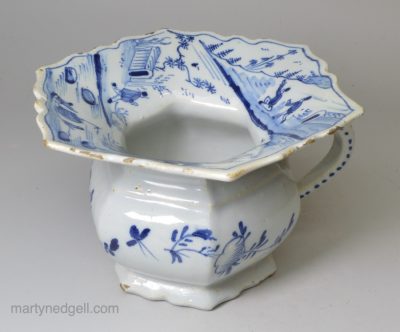 Dutch Delft spittoon, circa 1720