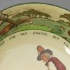 Royal Doulton golfing series bowl, circa 1930