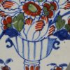 London delft polychrome tile, circa 1730