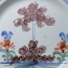 London delft pancake polychrome plate, circa 1730