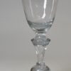 Continental wine glass with folded foot, circa 1750