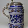 Westerwald saltglaze stoneware tankard, circa 1700