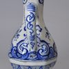 French tin glazed pottery oil or vinegar jug, circa 1750