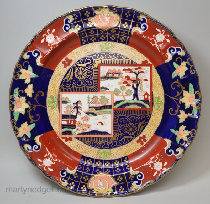 Large Mason's Ironstone plate, circa 1860