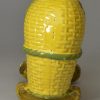 Canary pottery toy cradle, circa 1820