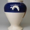 Pearlware pottery Leech jar, circa 1830