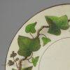 Wedgwood creamware plate decorated with Napoleon Ivy border, circa 1820