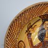 Staffordshire slipware dish, God Bless King W, circa 1695