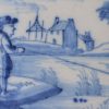 London delft tile, circa 1750