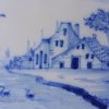 London delft tile, circa 1750