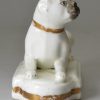 Staffordshire porcelain pug, circa 1830