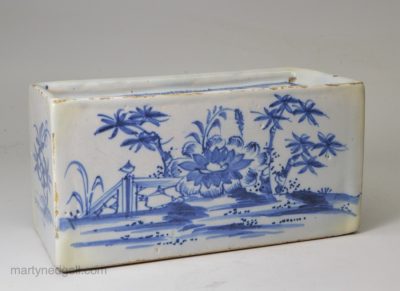 Liverpool delft flower brick, circa 1750