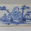 Liverpool delft flower brick, circa 1750