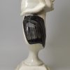 Pearlware pottery bust of Reverend John Wesley, circa 1820