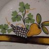 French tin glazed plate, circa 1800